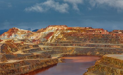 A mine waste site. Image, Adobe A mine waste site